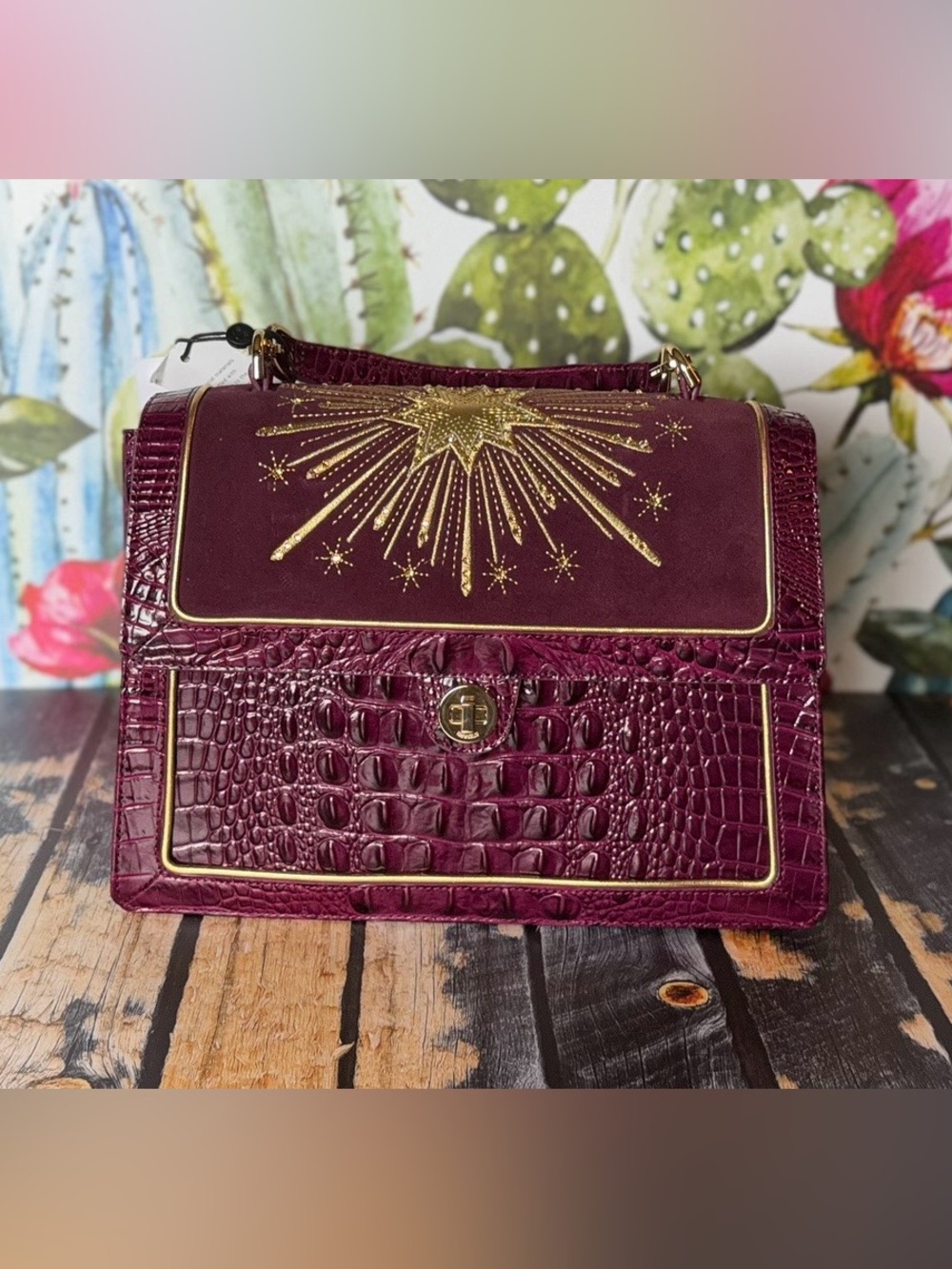 BRAHMIN HALLIE REVEL LIMITED EDITION SUGAR PLUM NWT RETIRED HARDTOFIND! Purple